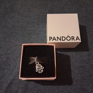 Pandora Silver Hamsa Charm Bracelet